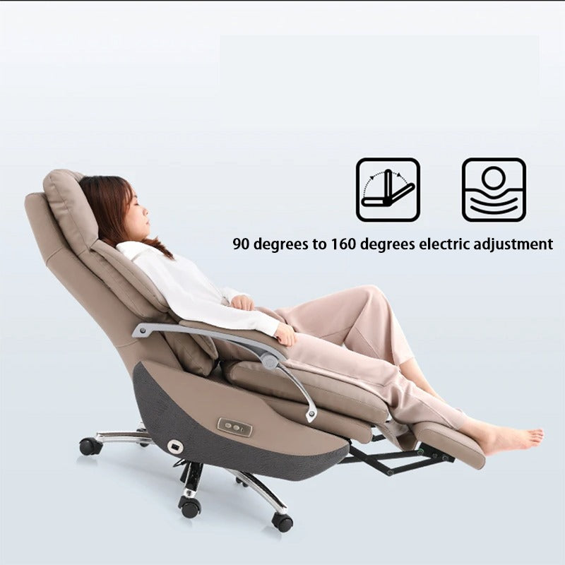 Executive Office Chair with Power Recline Swivel Base
