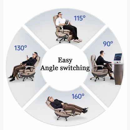 Executive Office Chair with Power Recline Swivel Base