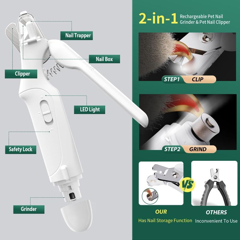 🔥LAST DAY 50% OFF✨2-in-1 pet nail polisher