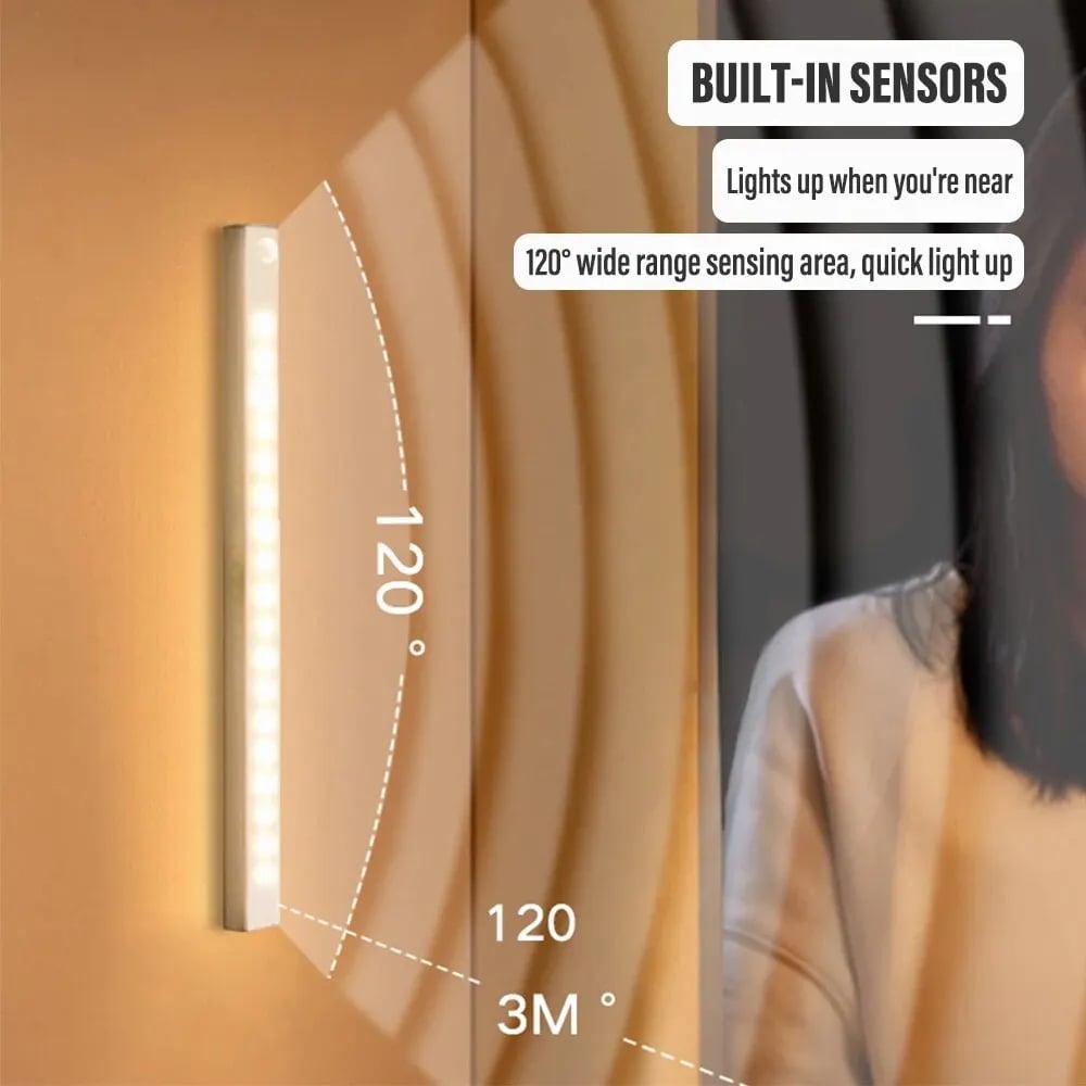 💡 Punch-free Smart Sensor Magnetic Rechargeable LED Lights