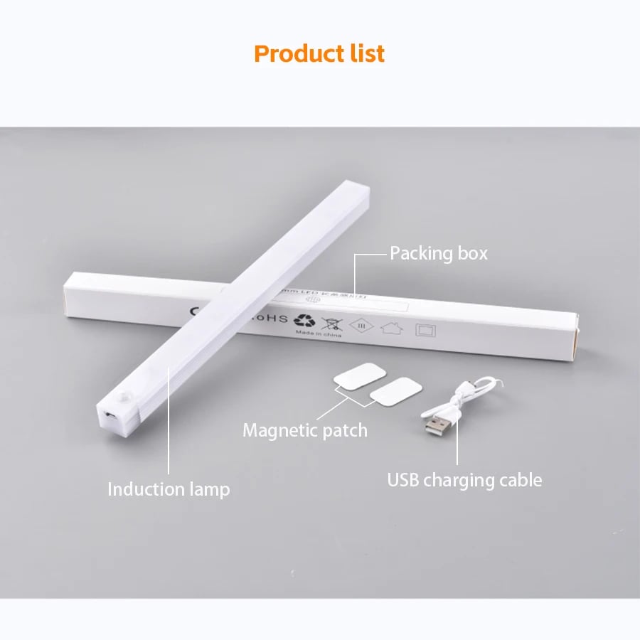 💡 Punch-free Smart Sensor Magnetic Rechargeable LED Lights