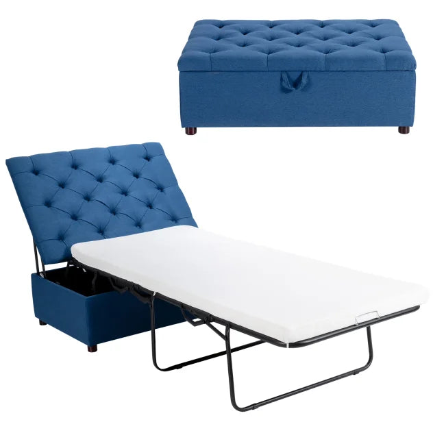 FoldAway™ Convertible Ottoman Lounger & Guest Sleeper