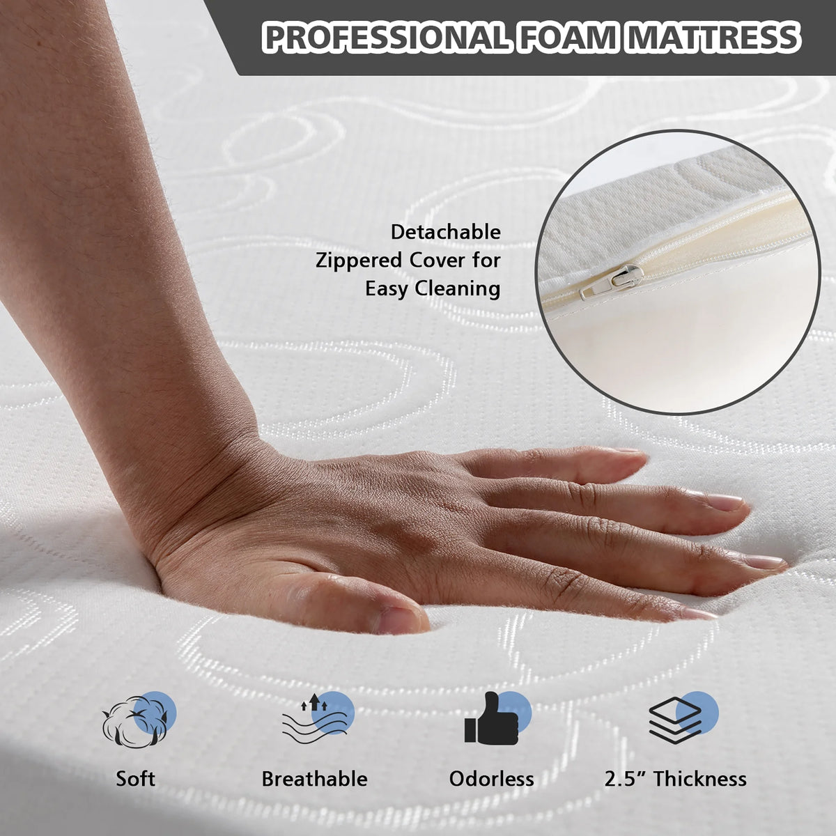 FoldAway™ Convertible Ottoman Lounger & Guest Sleeper
