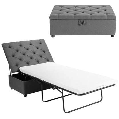 FoldAway™ Convertible Ottoman Lounger & Guest Sleeper