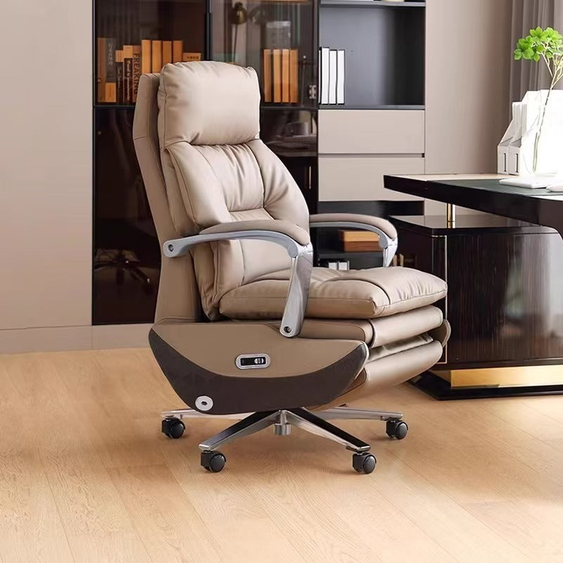 Executive Office Chair with Power Recline Swivel Base