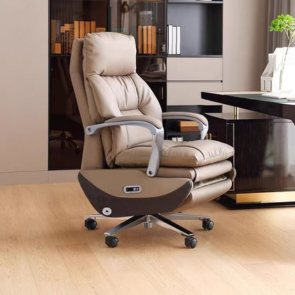 Executive Office Chair with Power Recline Swivel Base