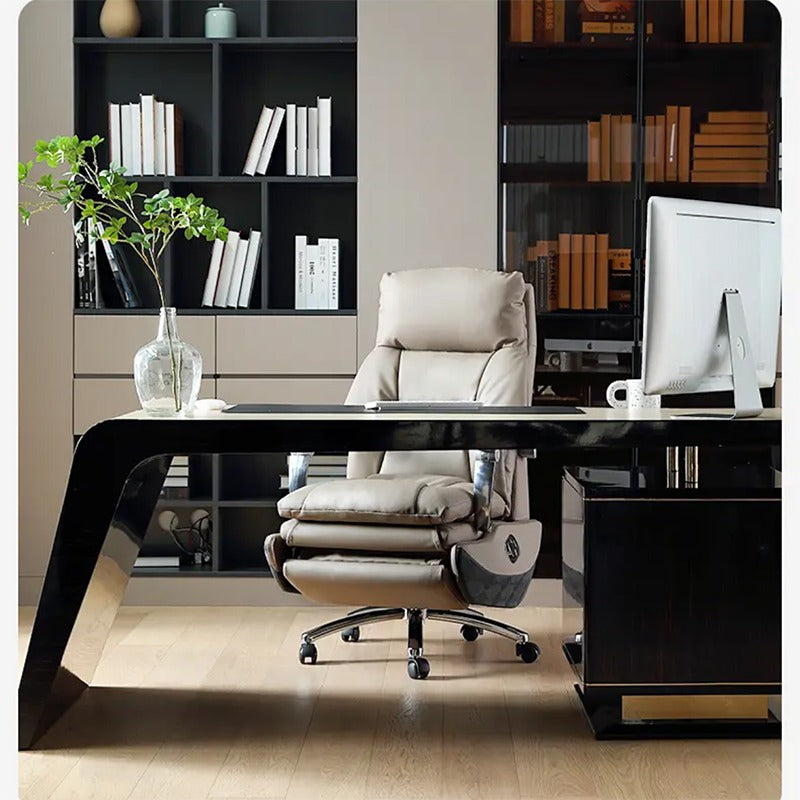 Executive Office Chair with Power Recline Swivel Base