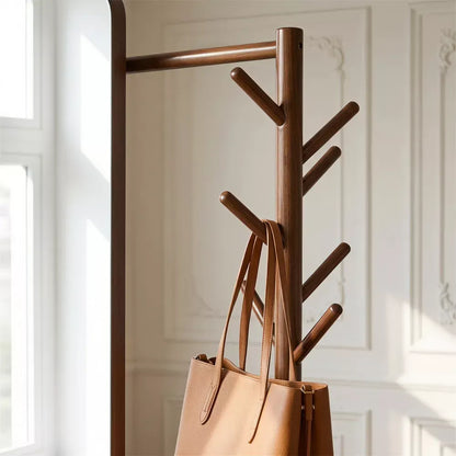 3-in-1 Space-Saving Mirror & Coat Rack